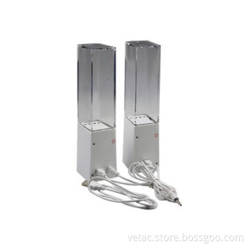 Dancing water speaker for the computer